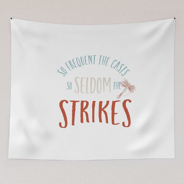 Item preview, Fishing Saying So Seldom the Strikes designed and sold by whyitsme.