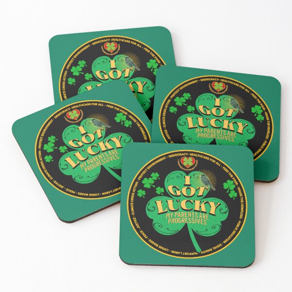 Item preview, PMD00471 Progressive Movement Designs Irish American Love Parents theme for Saint Patricks Day or any day with funny message for progressive Democrats and Bernie Sanders supporters designed and sold by ProgressiveLeft.