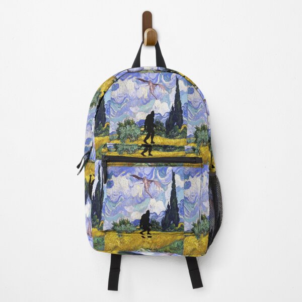 Item preview, Vincent Van Gogh: Wheat field and cypresses (1889)/ (Altered) to Big foot and a dragon among a wheat field and cypresses designed and sold by mturns57.