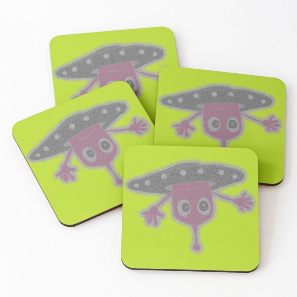 Item preview, Spaceship Brigade Fan Club Badge & Sticker Collection designed and sold by WildPenDesign.