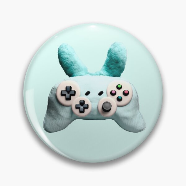 Item preview, Plush Easter Bunny Controller Sticker designed and sold by DeRosa3DDesigns.