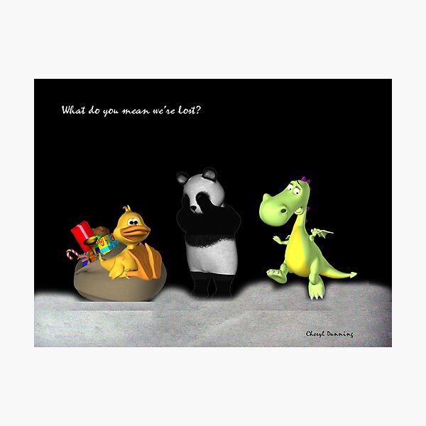 Artikelvorschau, what do you mean we're lost? entworfen und verkauft von Cheryl Dunning.