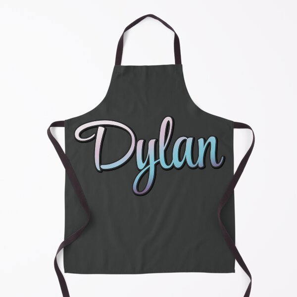 Item preview, Pretty Script Dylan Typographic Name in Cool Colors designed and sold by AloraDawnEve.