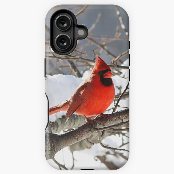 Item preview, Northern Cardinal in the snow designed and sold by Linda Crockett.