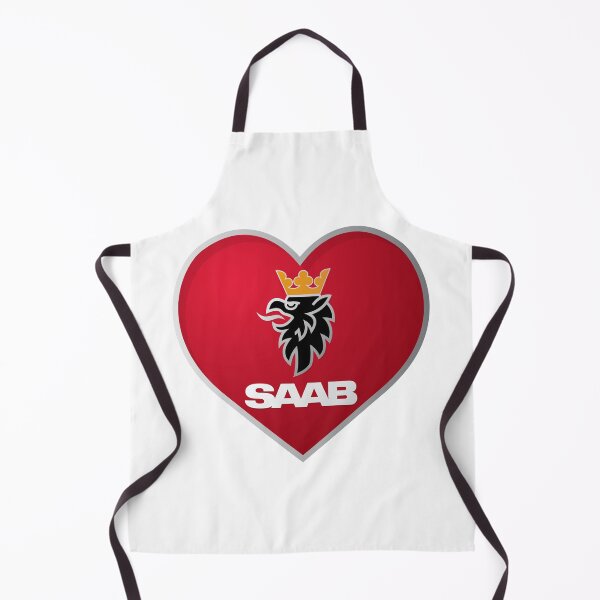 Item preview, SAAB Red Heart - Love of SAAB Cars designed and sold by blackdogshop.