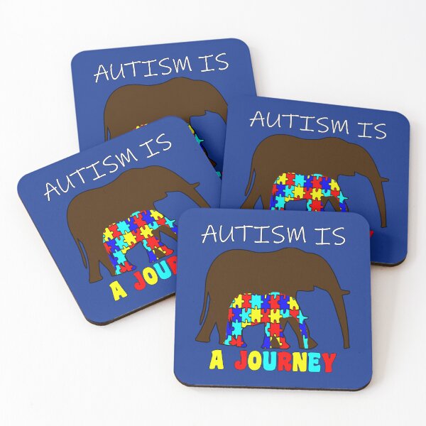 Item preview, Autism Is A Journey Inspirational Quote designed and sold by Cute & Sassy Custom Gifting Boutiques.