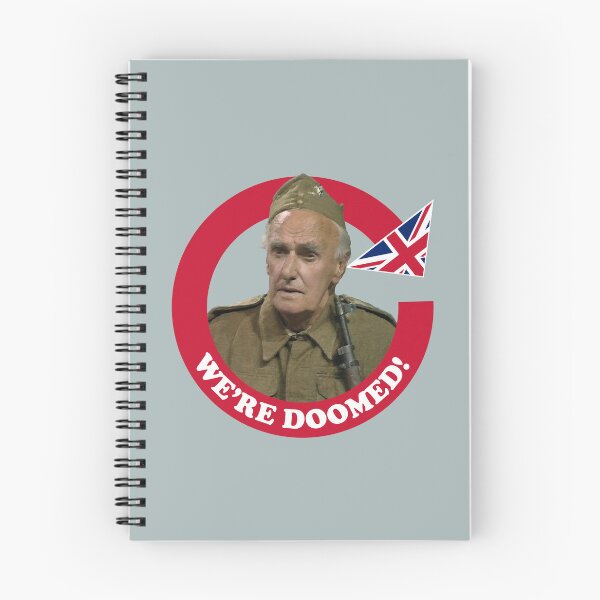 Item preview, The We're Doomed (Private Frazer catchphrase) designed and sold by franklinprintco.