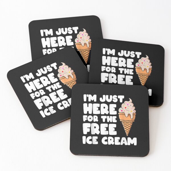 Item preview, I'm Just Here For The Free Ice Cream Funny Cruise designed and sold by Glitche-Shop.