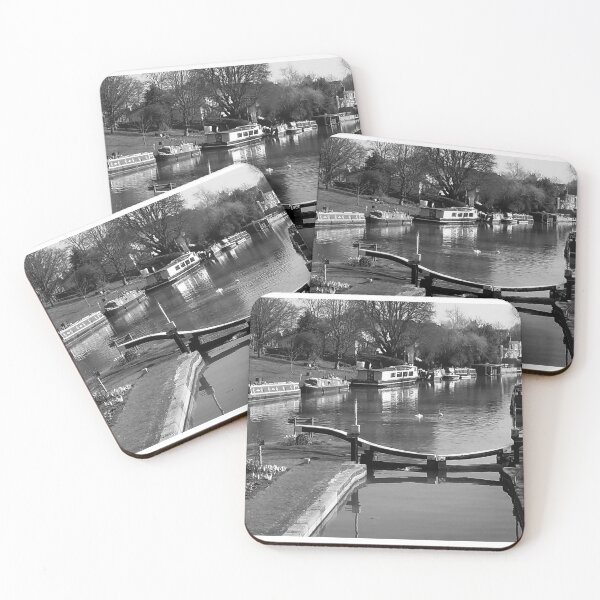 Item preview, Boathouses on River Stort. Bishop's Storford, Essex, England designed and sold by Igor Pozdnyakov.