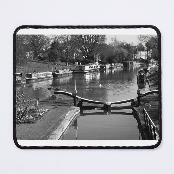 Item preview, Boathouses on River Stort. Bishop's Storford, Essex, England designed and sold by Igor Pozdnyakov.