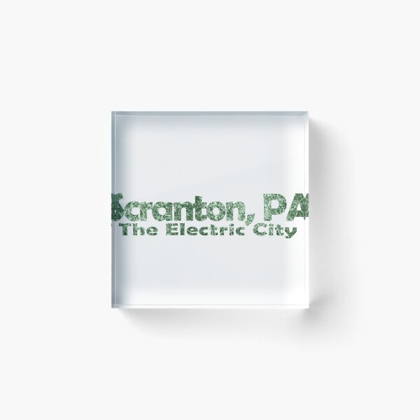 Item preview, Scranton the Electric City Green designed and sold by NesoMinas.