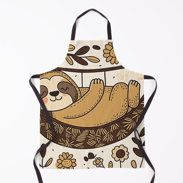 Item preview, Sloth sleeping in a hammock Pattern designed and sold by wildlifezen.