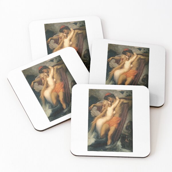 Item preview, Frederic Leighton The Fisherman And The Syren  designed and sold by TeeARTHY.