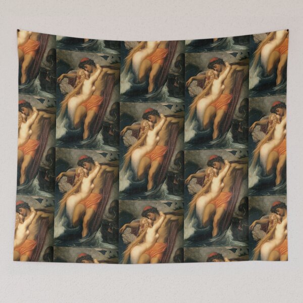 Item preview, Frederic Leighton The Fisherman And The Syren  designed and sold by TeeARTHY.