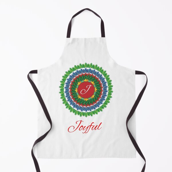 Artikelvorschau, Alphabet J with attribute Joyful leaf art Mandala circle design entworfen und verkauft von MubaraksArt.