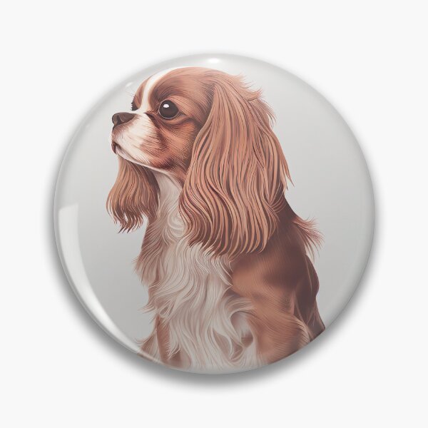 Item preview, Cavalier King Charles Spaniel Portrait Drawing designed and sold by unrealartwork.