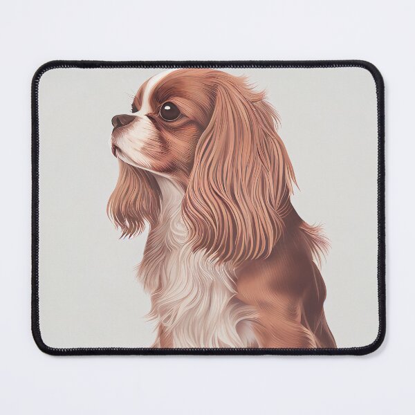 Item preview, Cavalier King Charles Spaniel Portrait Drawing designed and sold by unrealartwork.