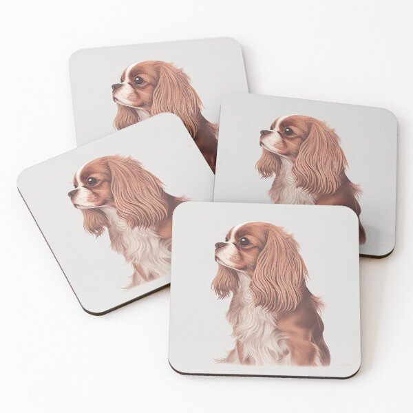 Item preview, Cavalier King Charles Spaniel Portrait Drawing designed and sold by unrealartwork.