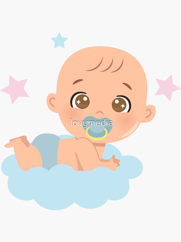 Newborn Baby Boy Sticker | Sticker