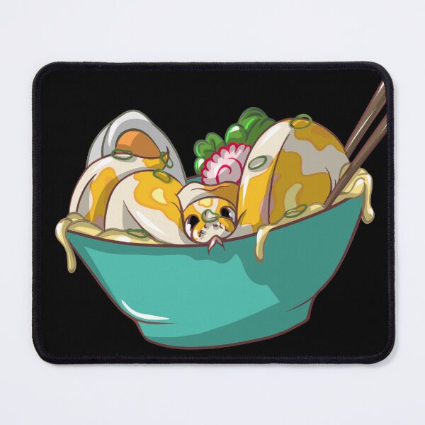 Aperçu de l'œuvre Ball Python Royal Python Ramen Noodle Serpent Bol Turquoise créée et vendue par SquirkyShop.