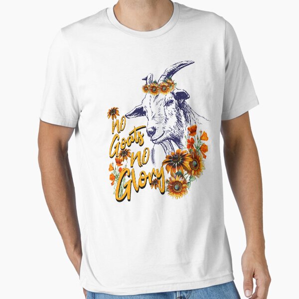 Item preview, No Goats, No Glory Shirt designed and sold by Rich Summers Art.
