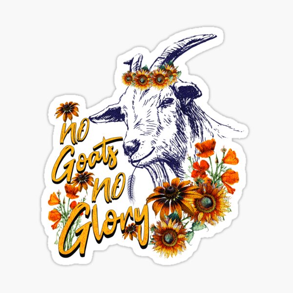 Item preview, No Goats, No Glory Shirt designed and sold by Rich Summers Art.