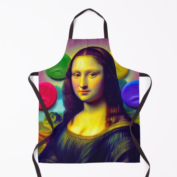 Item preview, Colorful Mona Lisa Drawing Painting designed and sold by unrealartwork.