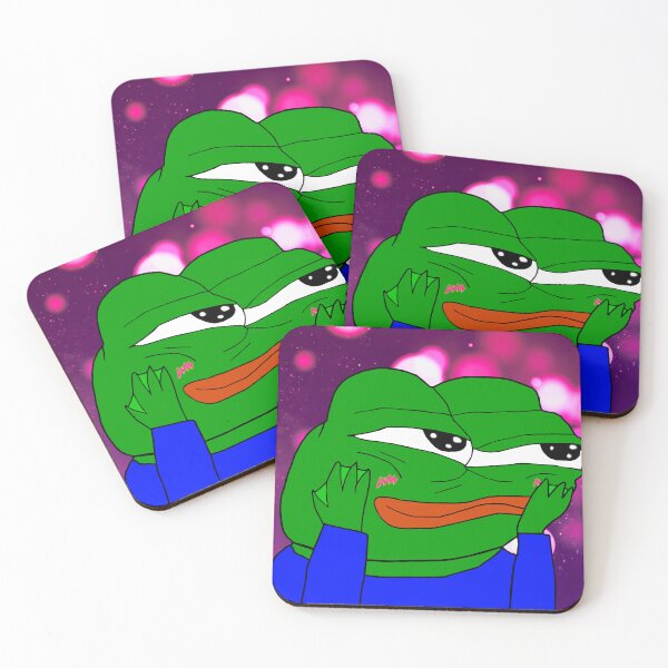 Item preview, Cute Blushing Pepe designed and sold by Slav-Art.