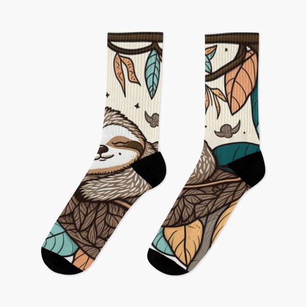 Item preview, Lazy sloth in a hammock designed and sold by wildlifezen.