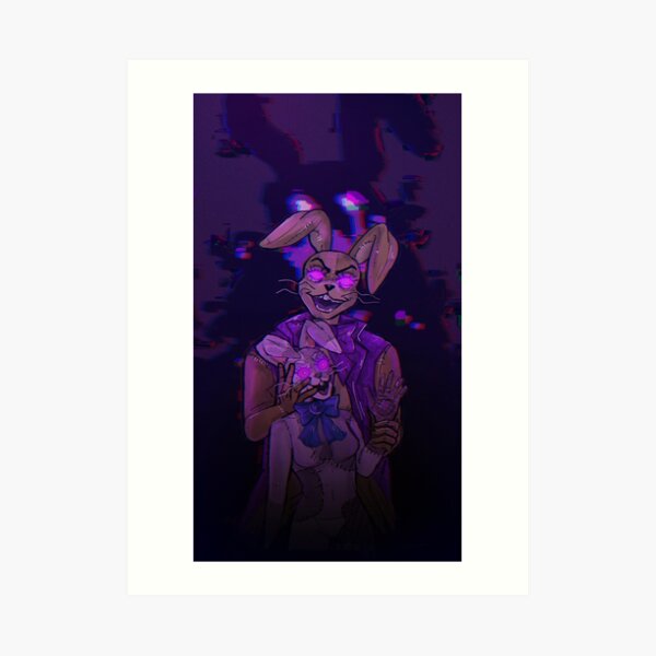 Vanny and Glitchtrap FNAF Art Board Print for Sale by GalaxisArt