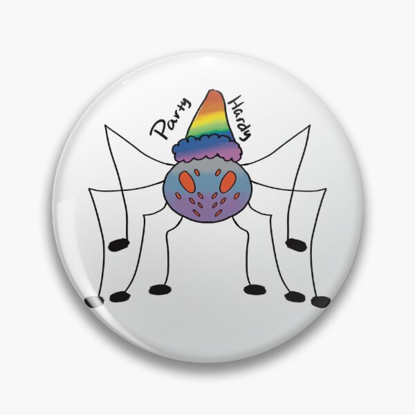 Item preview, Party Hardy Party Spider designed and sold by JadedLilacsArt.