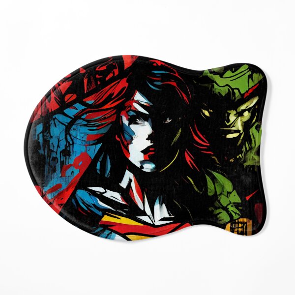 Iconic Superhero Cat Mat