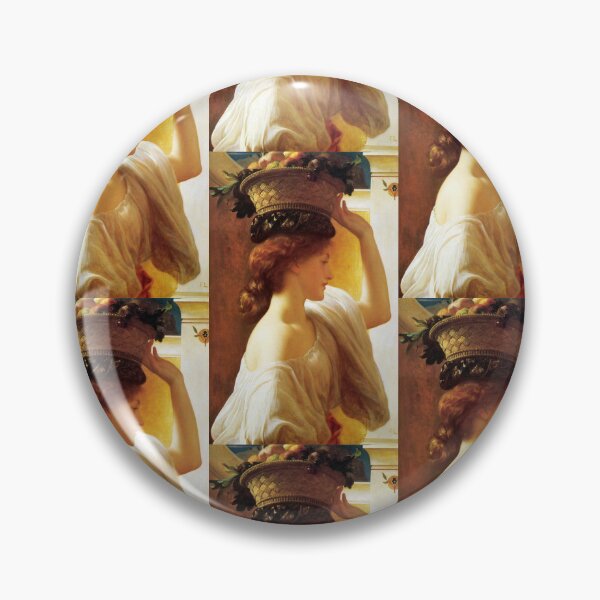 Item preview, Frederic Leighton Girl with a basket of fruit Date designed and sold by TeeARTHY.