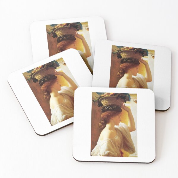 Item preview, Frederic Leighton Girl with a basket of fruit Date designed and sold by TeeARTHY.