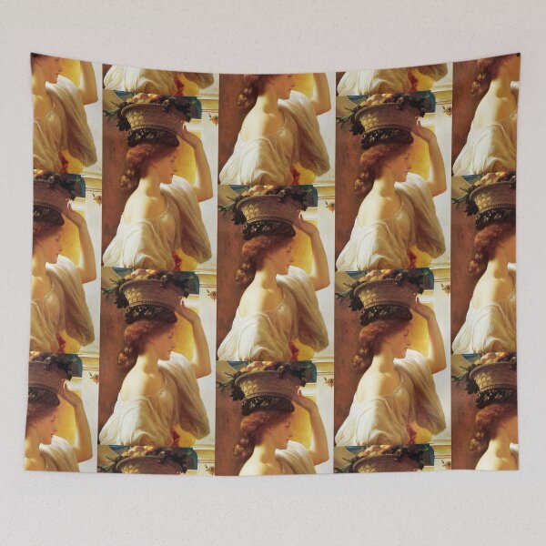 Item preview, Frederic Leighton Girl with a basket of fruit Date designed and sold by TeeARTHY.