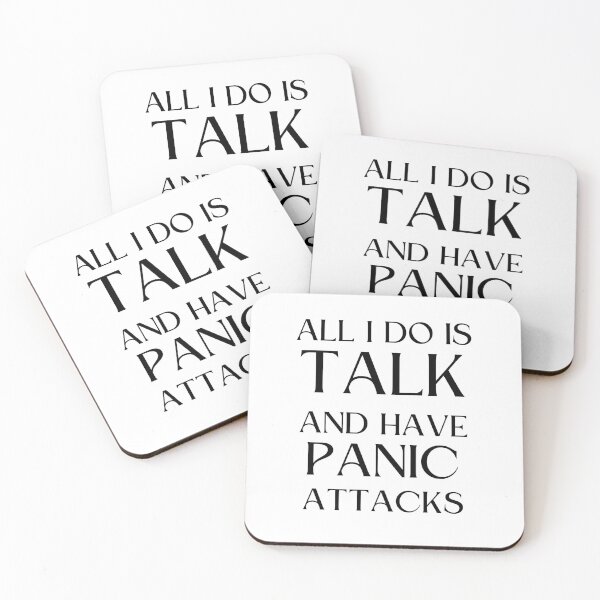 Item preview, All I Do Is Talk And Have Panic Attacks Essential T-Shirt designed and sold by YouSsefHN05.