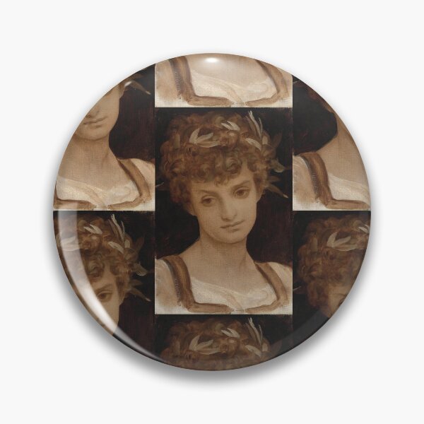 Item preview, Frederic Leighton Study Of A Girl’s Head, Wreathed In Laurel designed and sold by TeeARTHY.