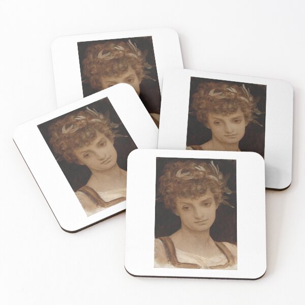 Item preview, Frederic Leighton Study Of A Girl’s Head, Wreathed In Laurel designed and sold by TeeARTHY.