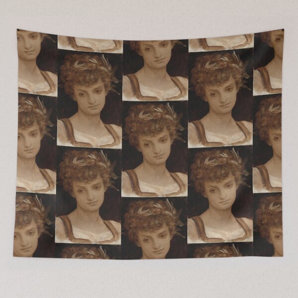 Item preview, Frederic Leighton Study Of A Girl’s Head, Wreathed In Laurel designed and sold by TeeARTHY.