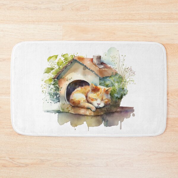 Item preview, home is where your cat lives designed and sold by printiesart.