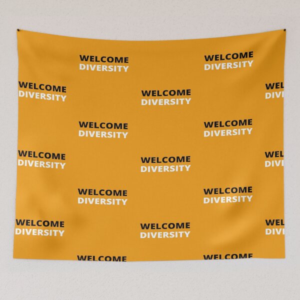 Item preview, Welcome Diversity designed and sold by DigitalNobleman.