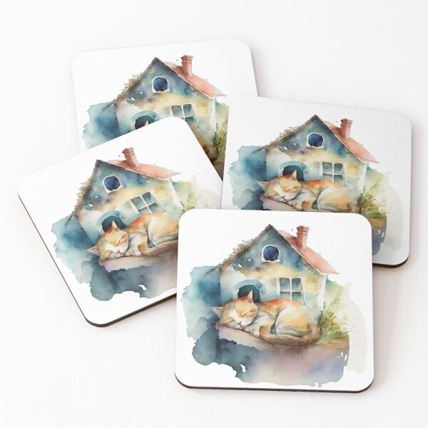 Item preview, home is where your cat lives designed and sold by printiesart.