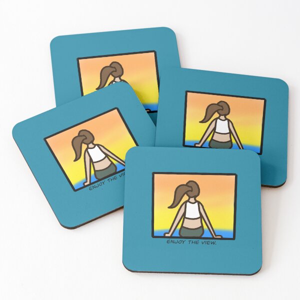 Item preview, Enjoy the view - hiking, outdoors, granola girl, explore, nature designed and sold by LK-designed.