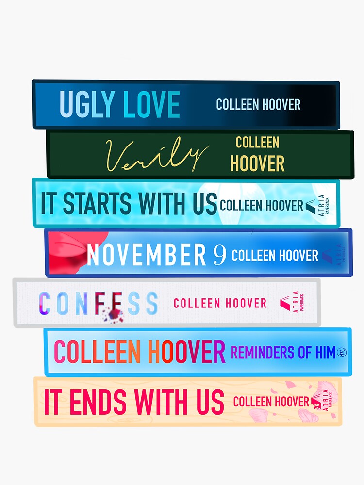 Colleen Hoover A Novel by Colleen Hoover 23 Book Set Trade Paperback