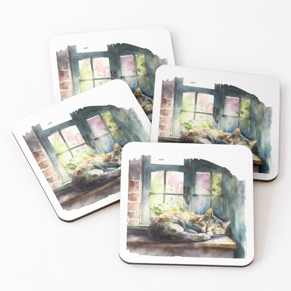 Item preview, home is where your cat lives designed and sold by printiesart.