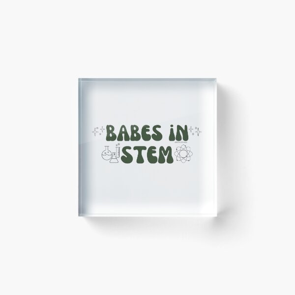 Item preview, Babes in STEM. v8, science, atoms, test tubes |  @lilsboobthangs designed and sold by lilsboobthangs.