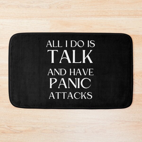 Item preview, All I Do Is Talk And Have Panic Attacks Essential T-Shirt designed and sold by YouSsefHN05.