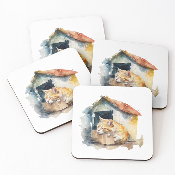 Item preview, home is where your cat lives designed and sold by printiesart.
