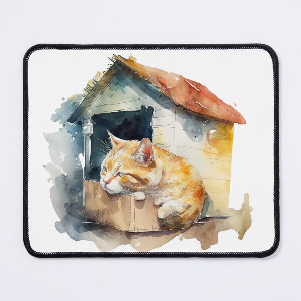Item preview, home is where your cat lives designed and sold by printiesart.