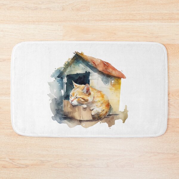 Item preview, home is where your cat lives designed and sold by printiesart.